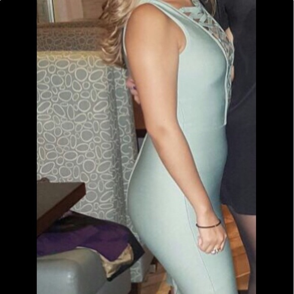 Light green bandage dress - Picture 2 of 4